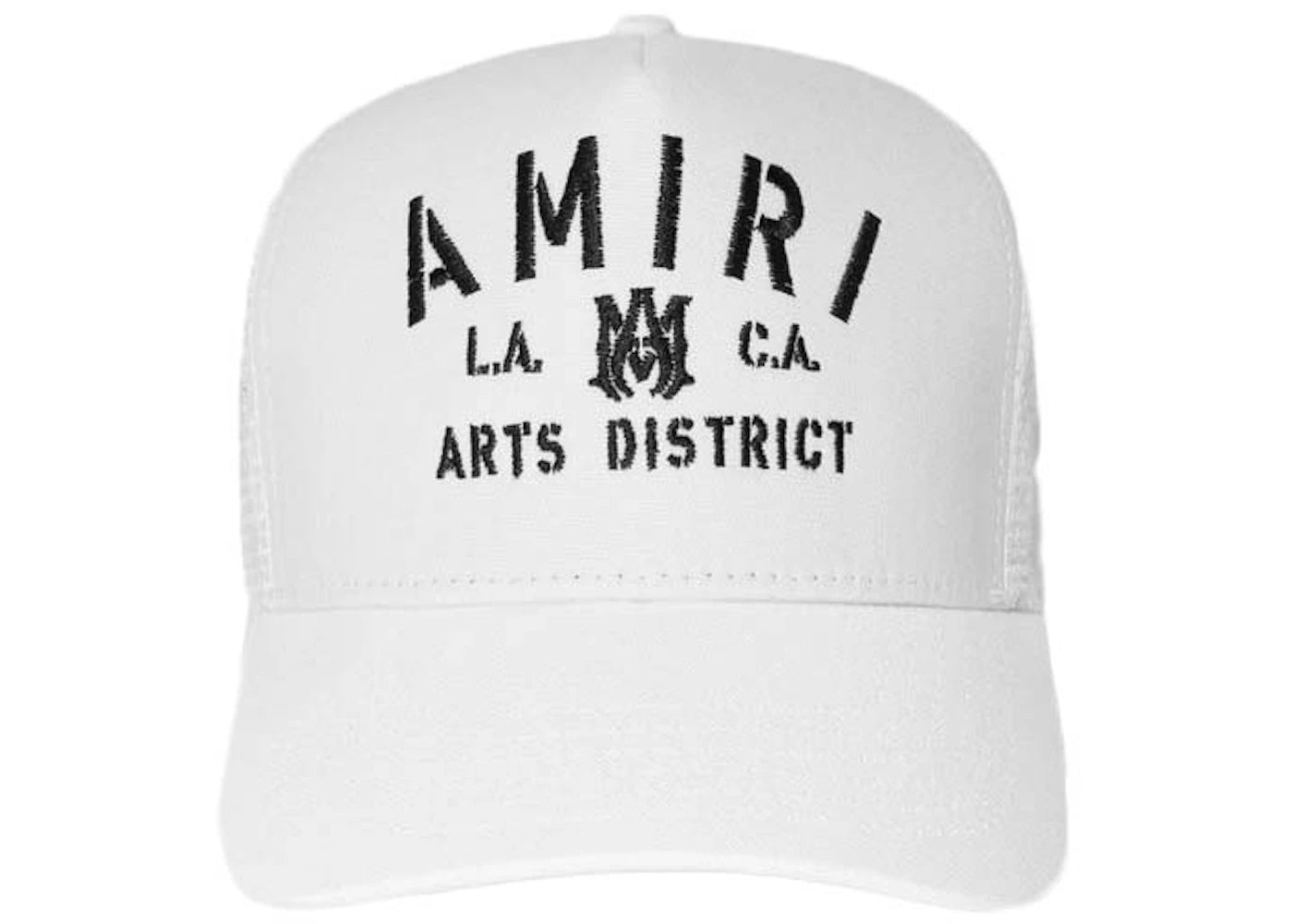 AMIRI Stencil Trucker Hat White