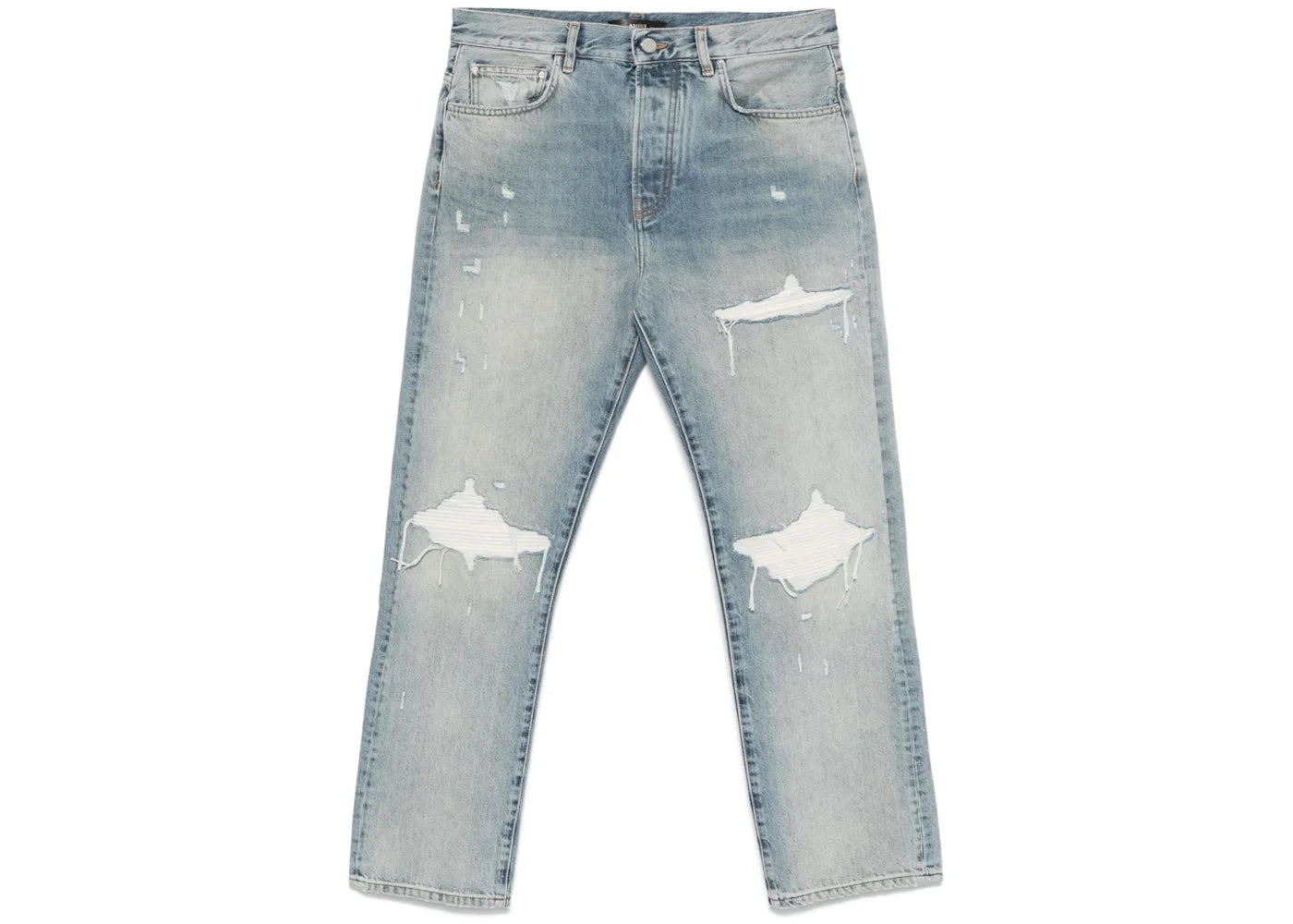 AMIRI Suede Straight Mx1 Jeans Antique Indigo