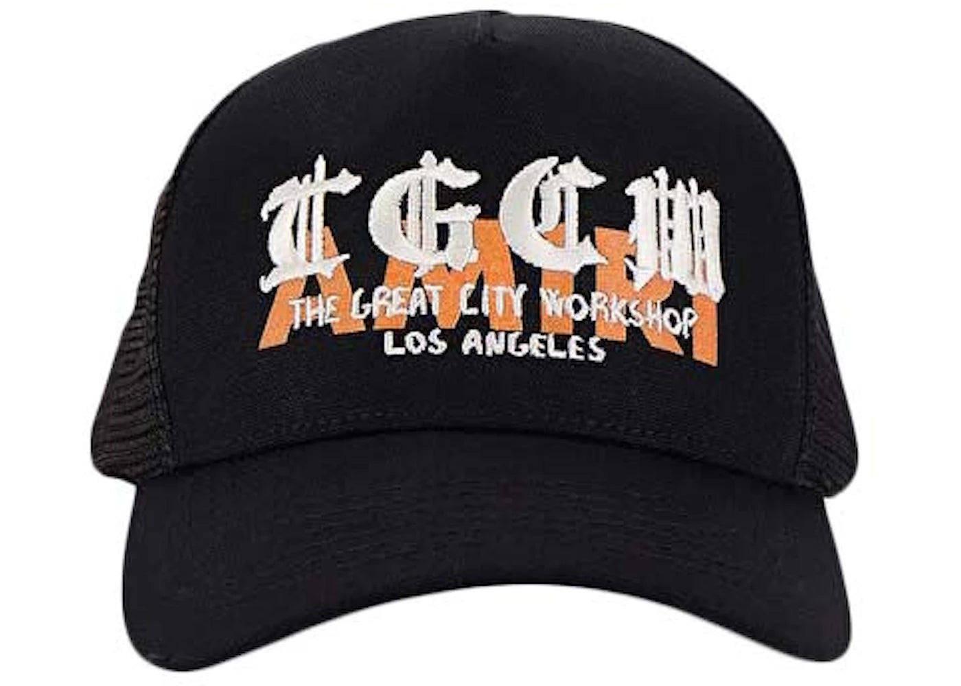 AMIRI T.G.C.W. Trucker Hat Black