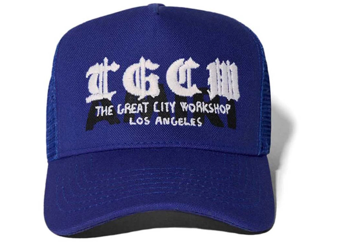 AMIRI T.G.C.W. Trucker Hat Blue