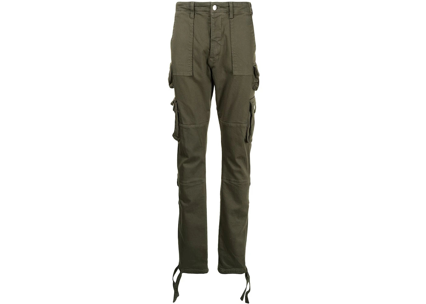 AMIRI Tactical Cargo Slim-Fit Pants Military Green