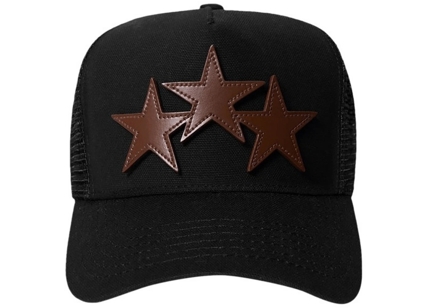AMIRI Three Star Trucker Hat Black