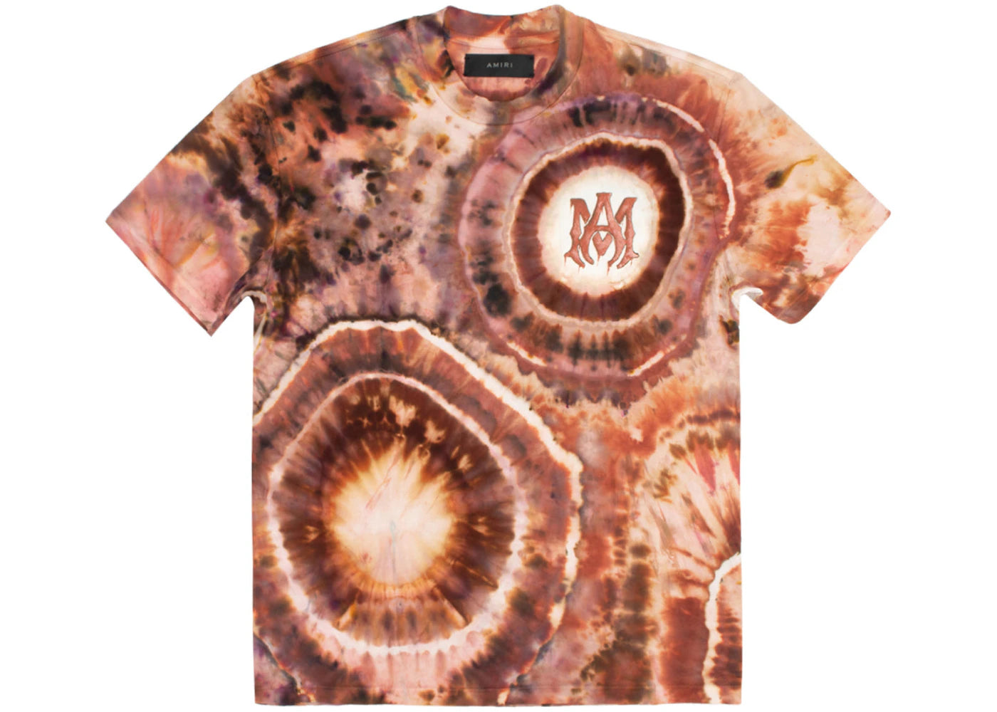 AMIRI Tie Dye Watercolor MA T-shirt Brown