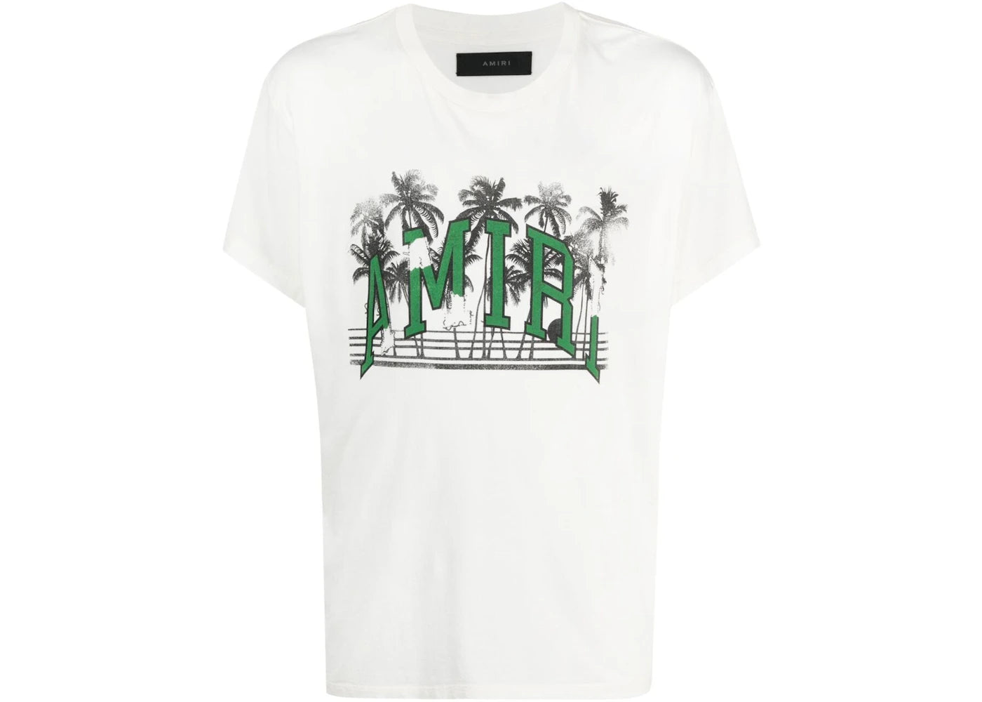 AMIRI Varsity Palms Tee White