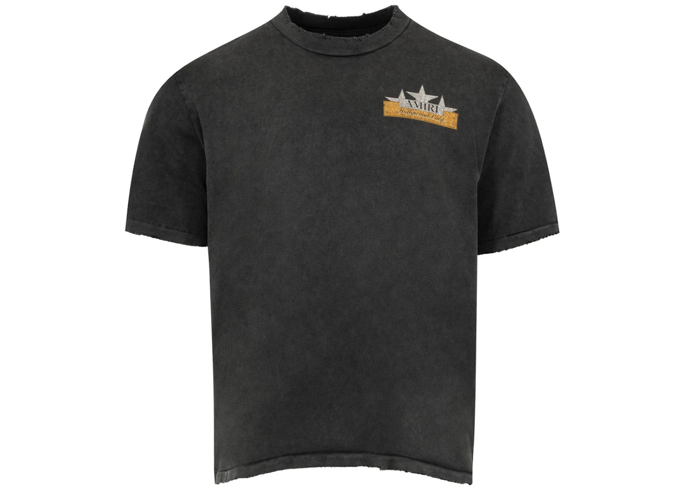AMIRI Vintage Crystal Star Tee Black