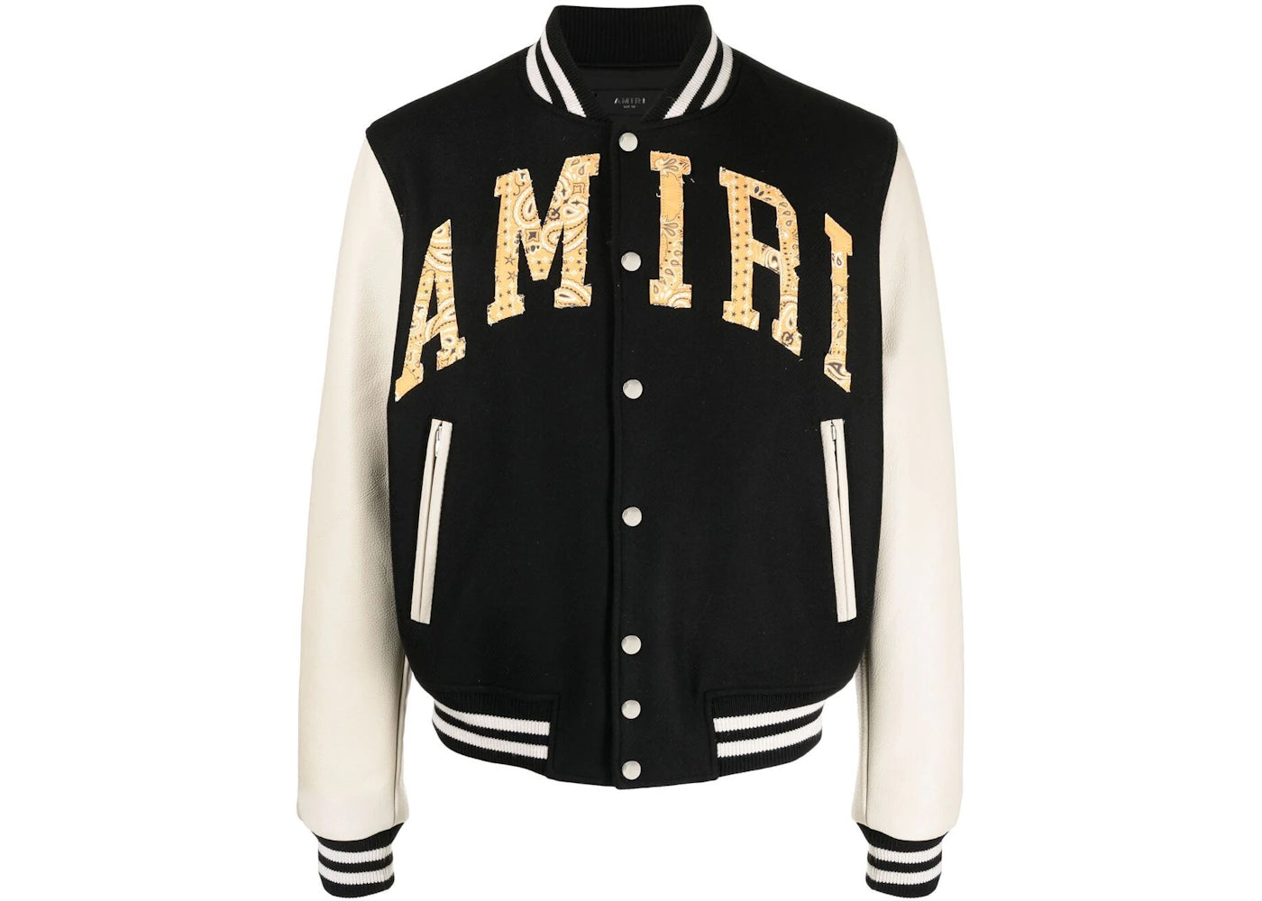 AMIRI Vintage Varsity Jacket Black