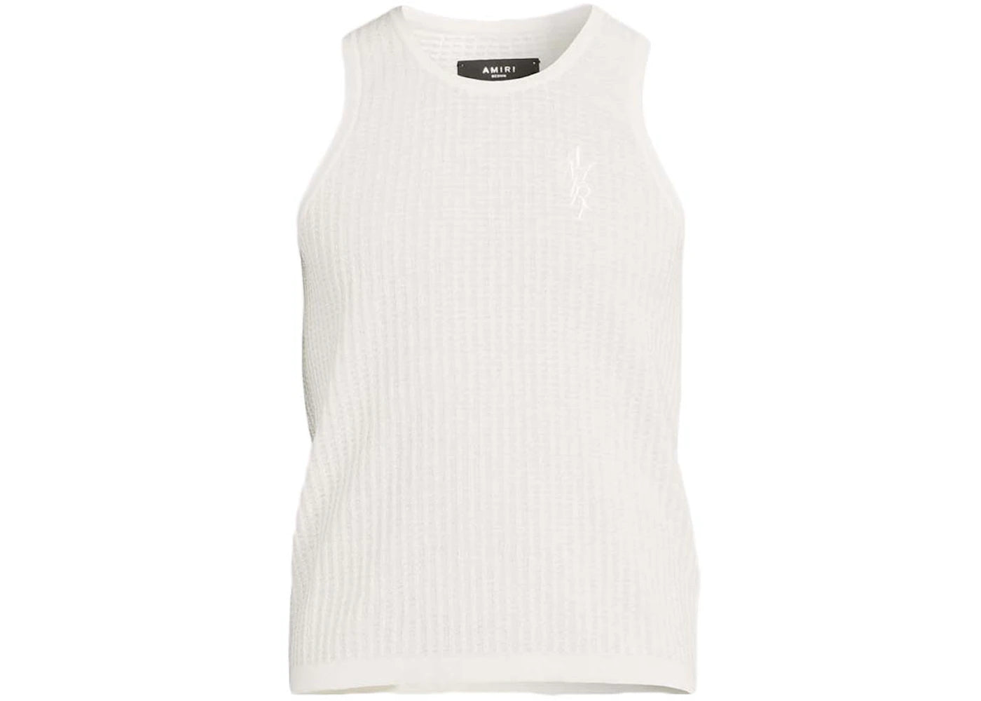 AMIRI Waffle Stitch Tank Summer Sand