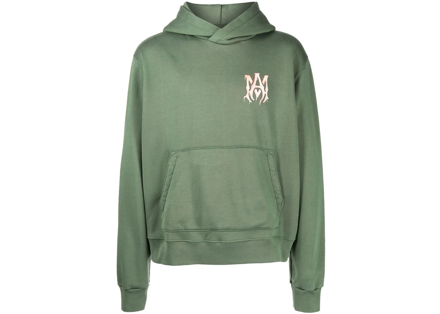 AMIRI Watercolor MA Hoodie Green/Peach