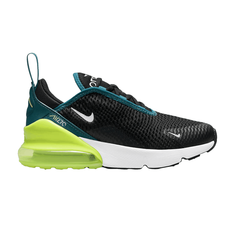 Nike Air Max 270 Black Bright Spruce Volt (PS)