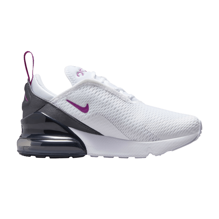 Nike Air Max 270 White Anthracite Hot Fuchsia (PS)