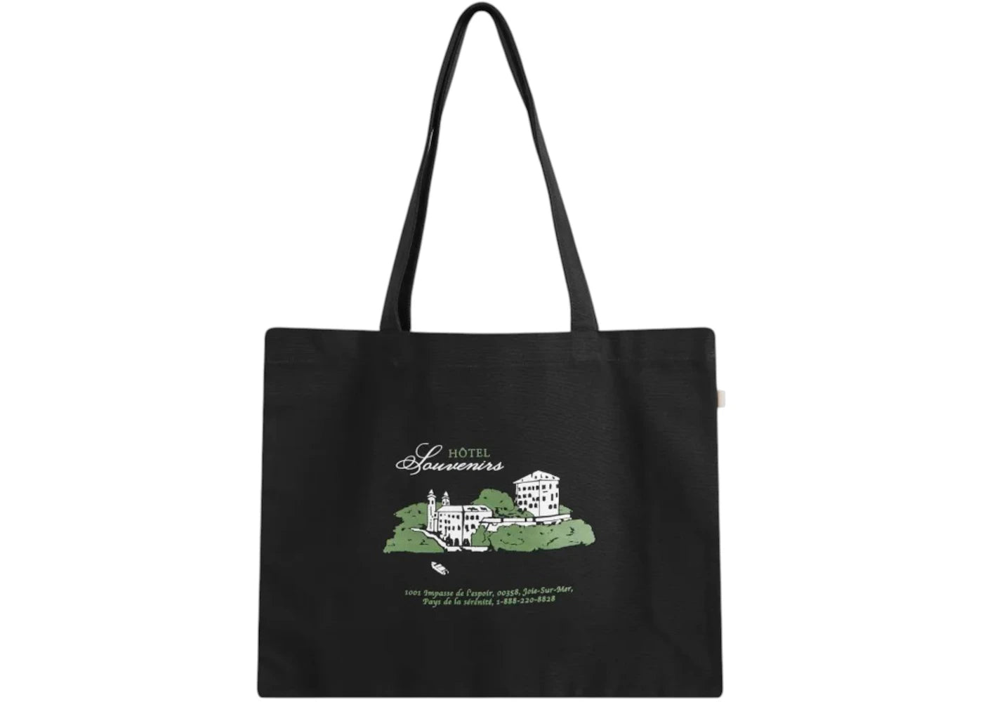 A.P.C. X JJJJound Hotel Souvenirs Cabas Tote Bag Black