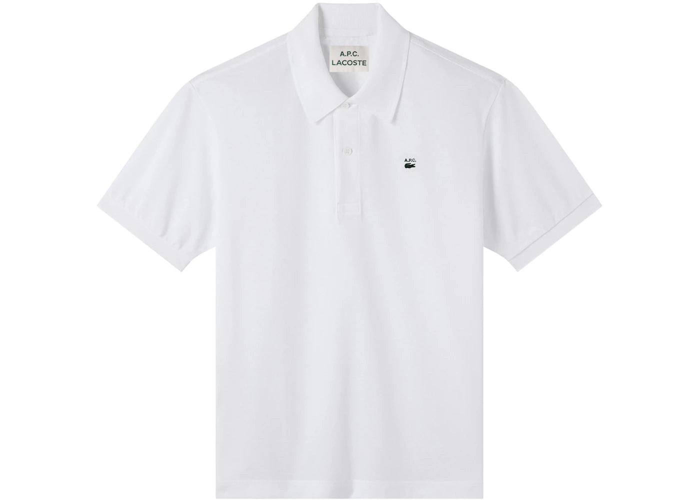 A.P.C. x Lacoste Polo Shirt White