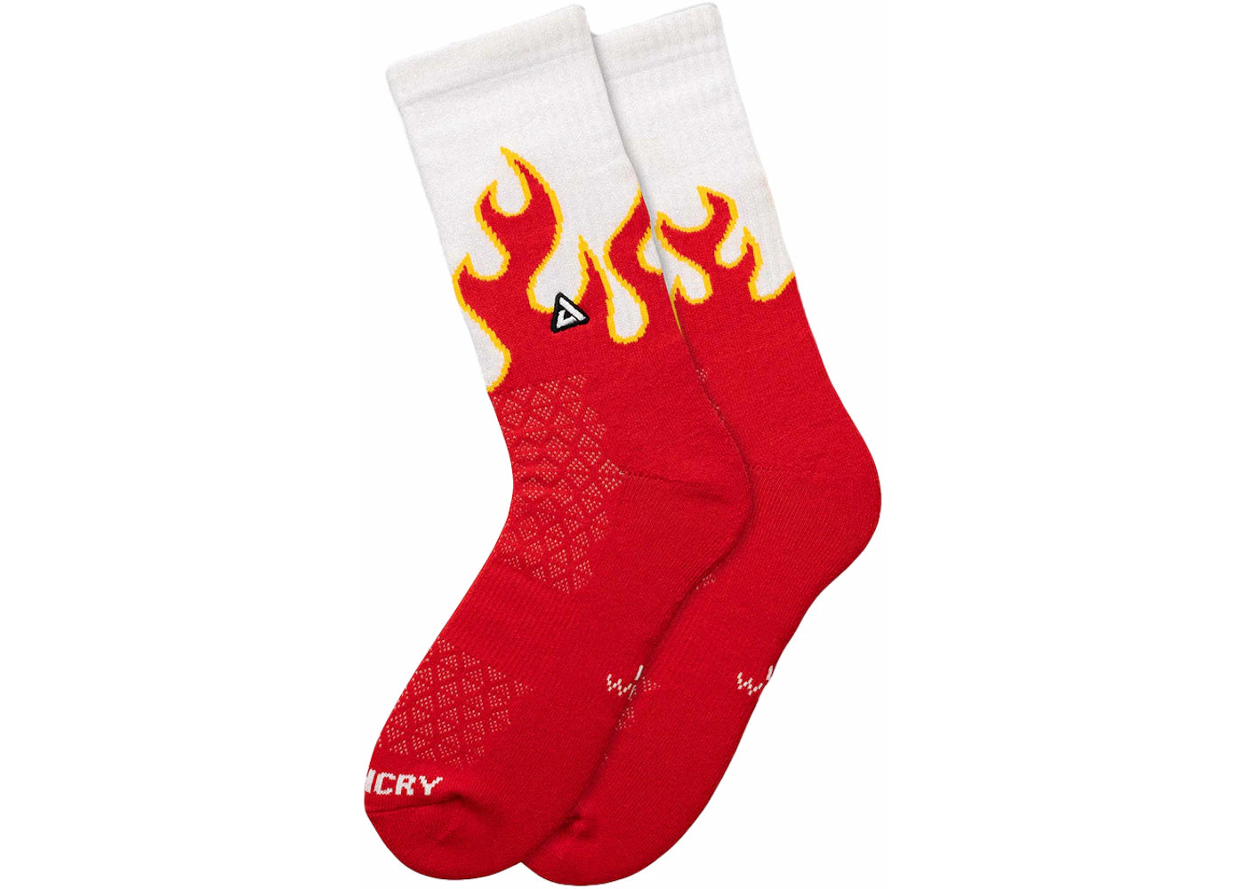 APTHCRY Flames Fire Socks Fire Red