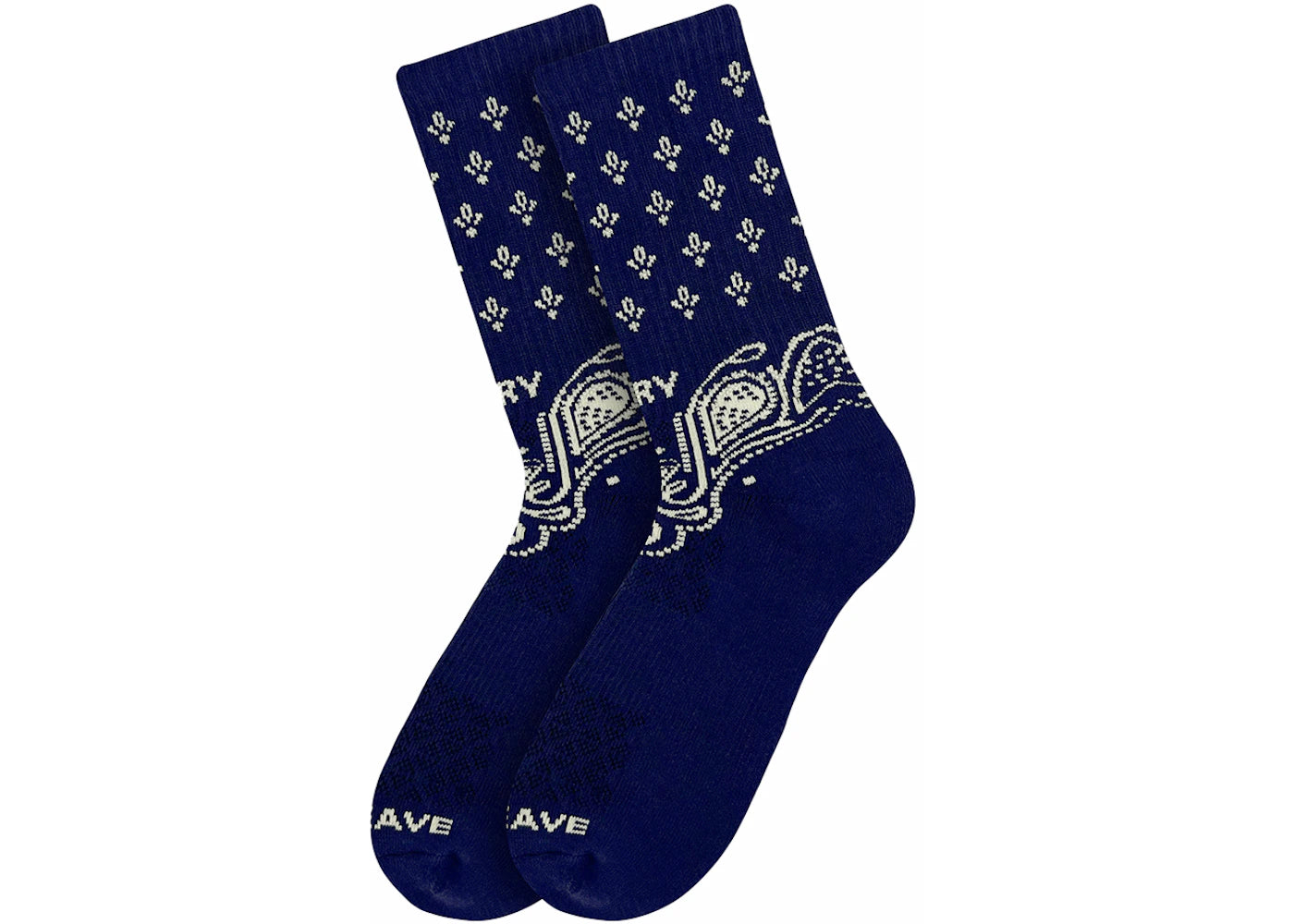 APTHCRY Paisley Midnight Socks Navy