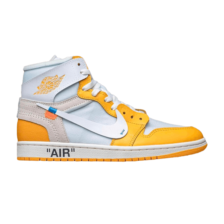 Jordan 1 Retro High Off-White Canary Yellow