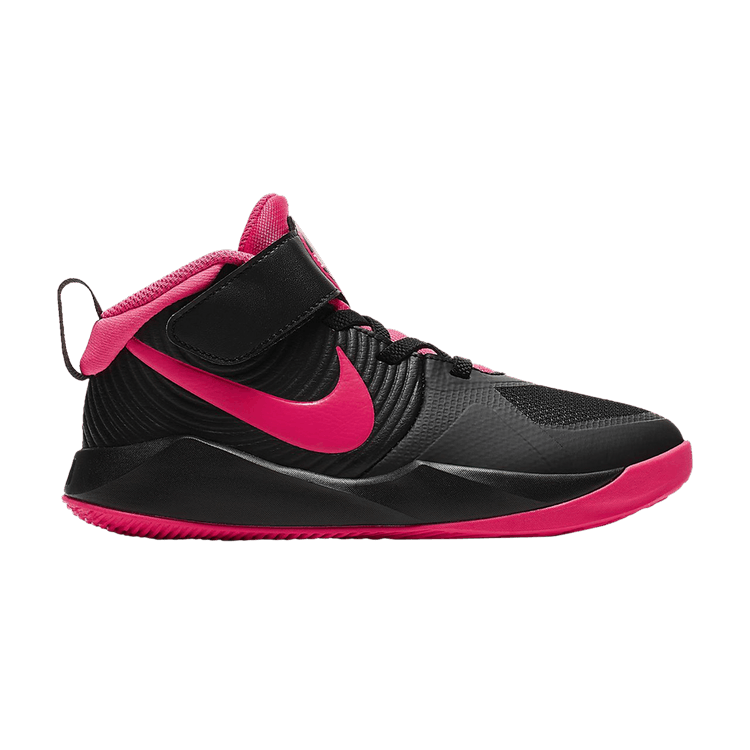 Nike Team Hustle D 9 Black Racer Pink (PS)