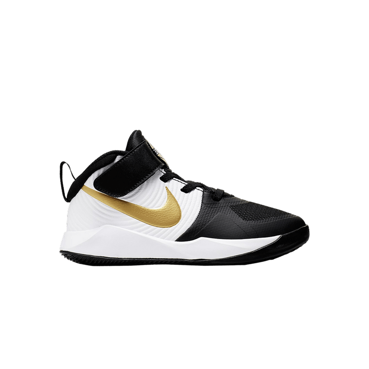 Nike Team Hustle D 9 Black Metallic Gold (PS)