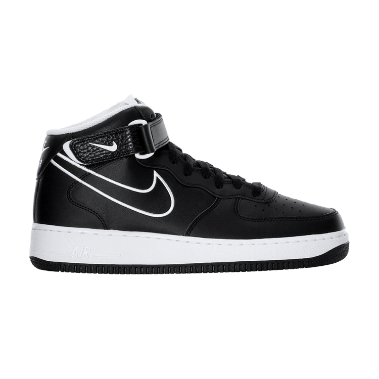 Nike Air Force 1 Mid Leather Black White