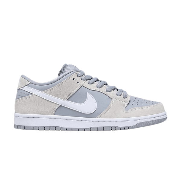 grey and white nike dunks