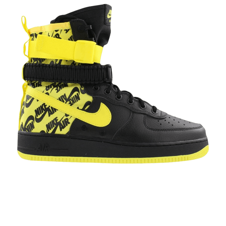 Nike SF Air Force 1 High Black Dynamic Yellow