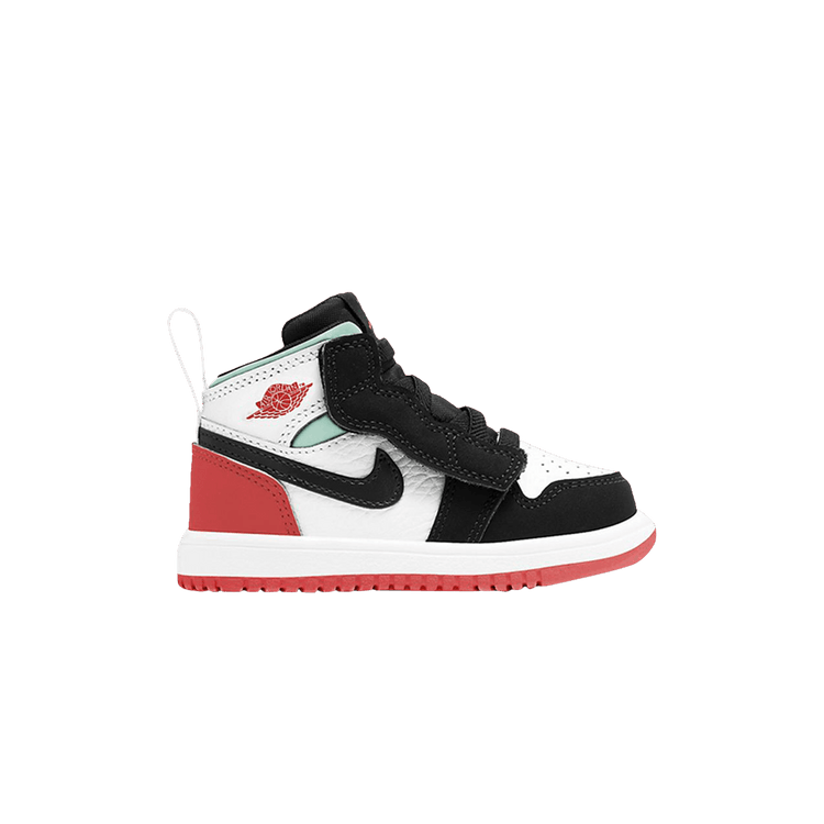 Jordan 1 Mid Alt White Black Red Spruce (TD)