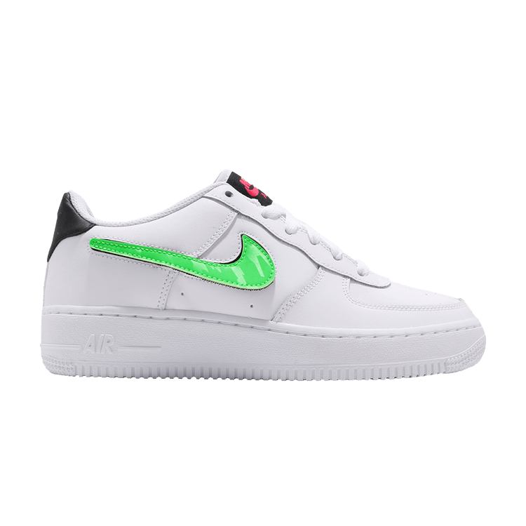 Nike Air Force 1 Low Removable Swoosh White Green Strike (GS)