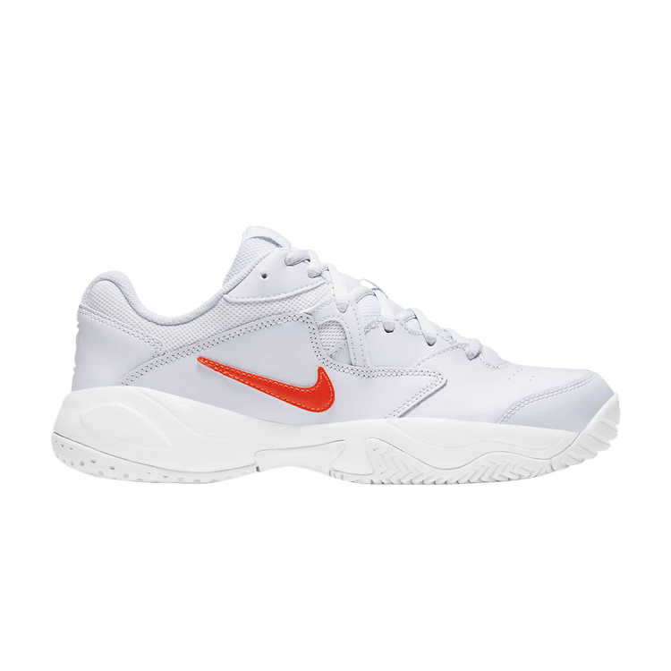 Nike Court Lite 2 Football Grey Bright Crimson (Women's)