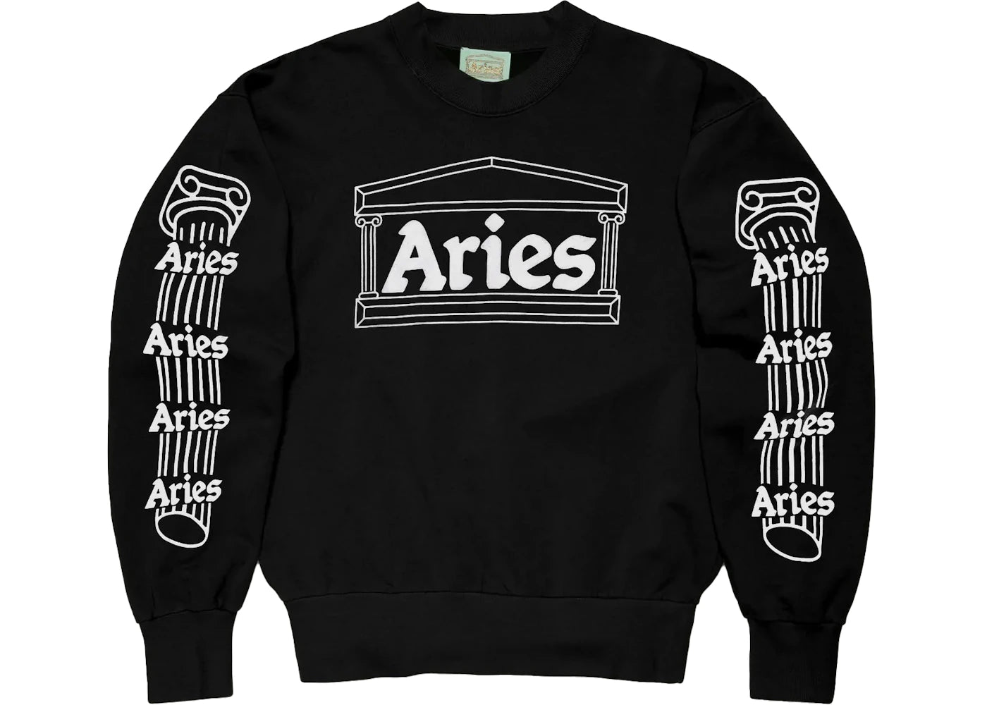 Aries Column Sweatshirt Black