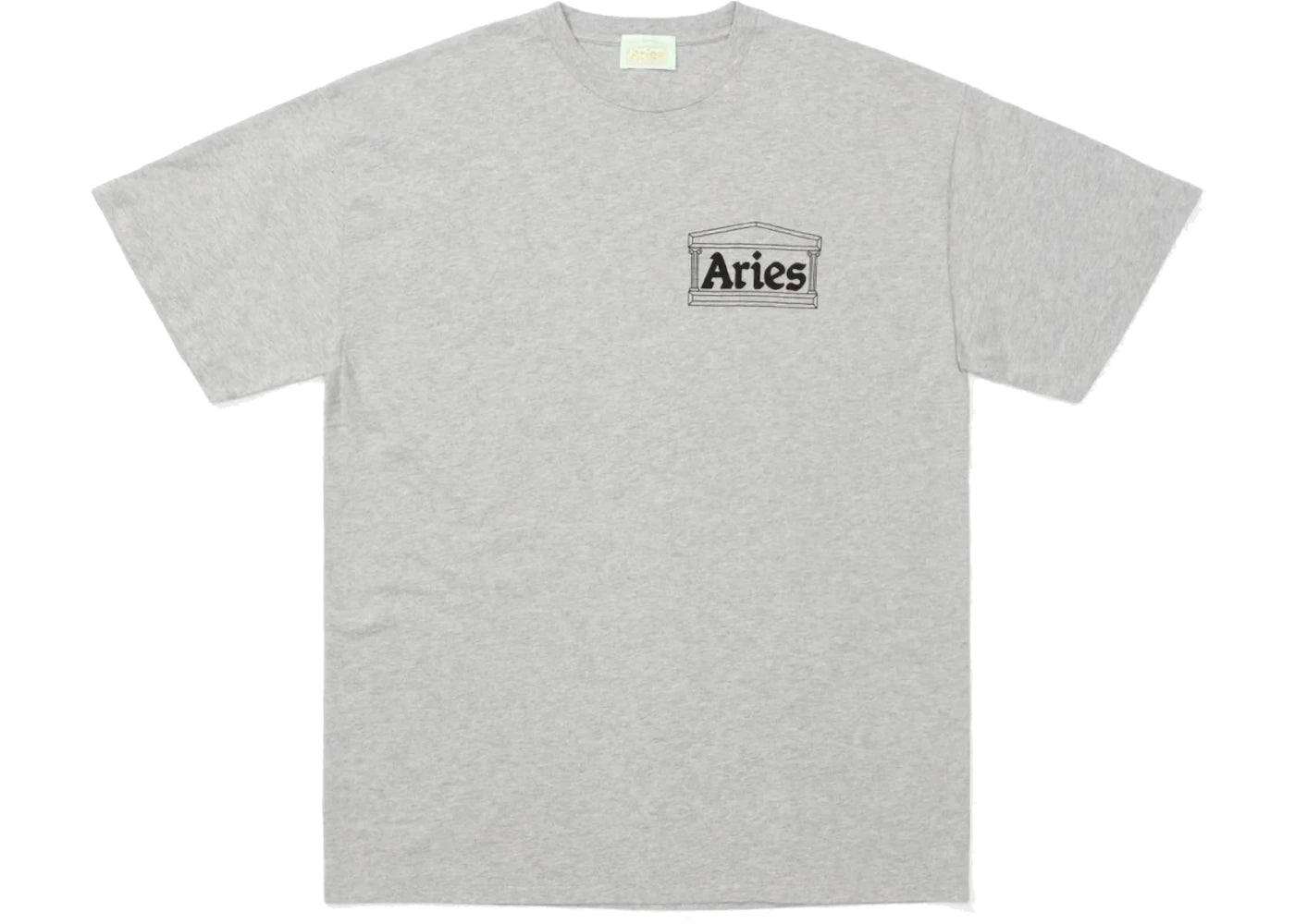 Aries I'm With Aries T-shirt Grey Marl