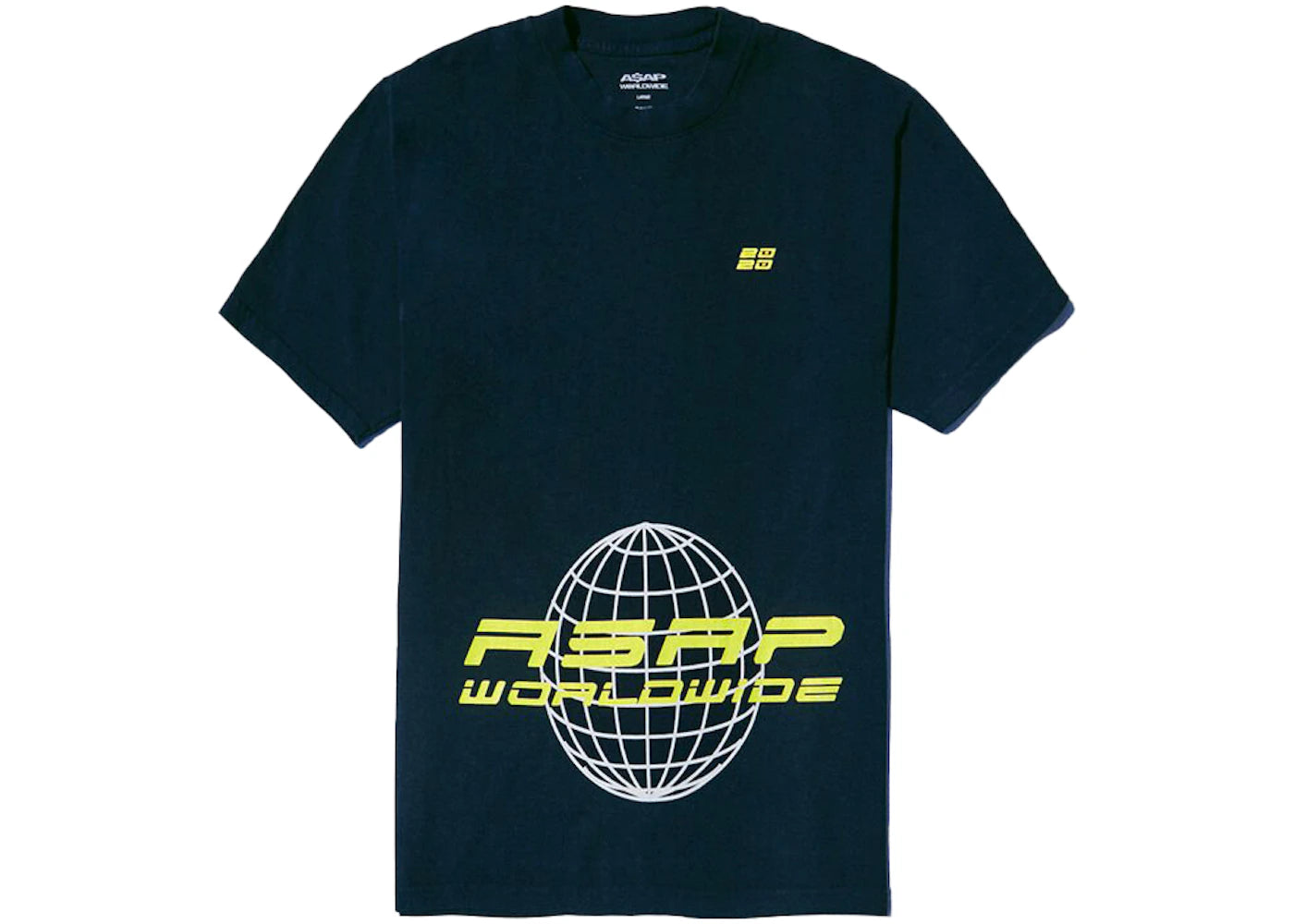 A$AP Worldwide Globe 2 T-Shirt Black