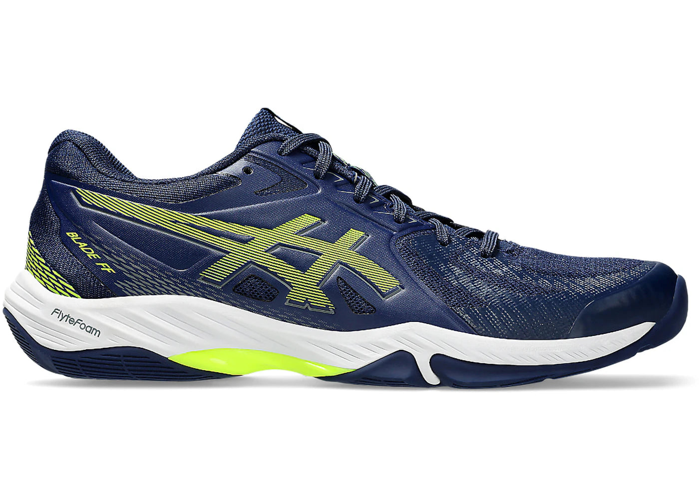 ASICS Blade FF Blue Expanse Safety Yellow