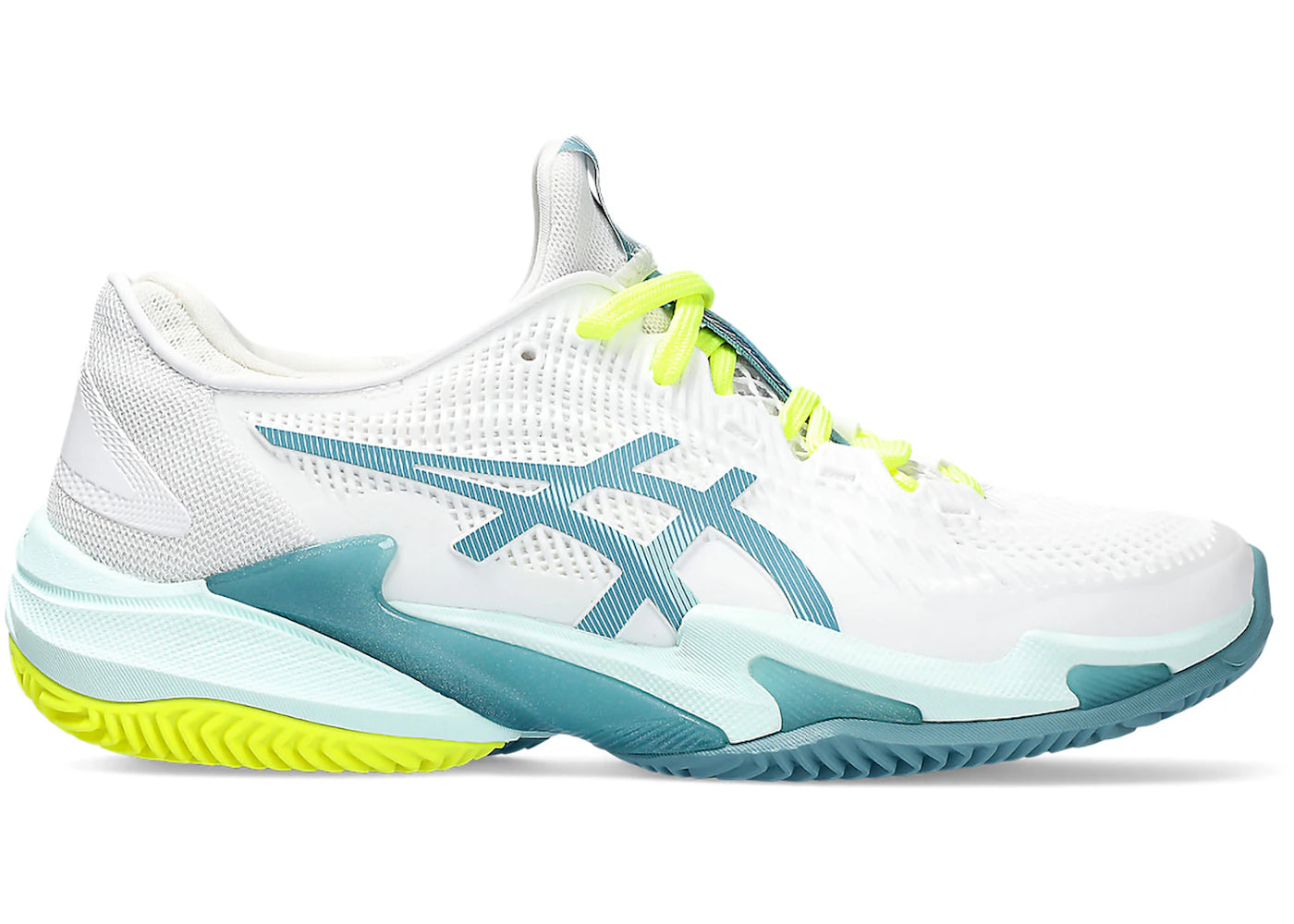 ASICS Court FF 3 Clay White Soothing Sea (Women's)