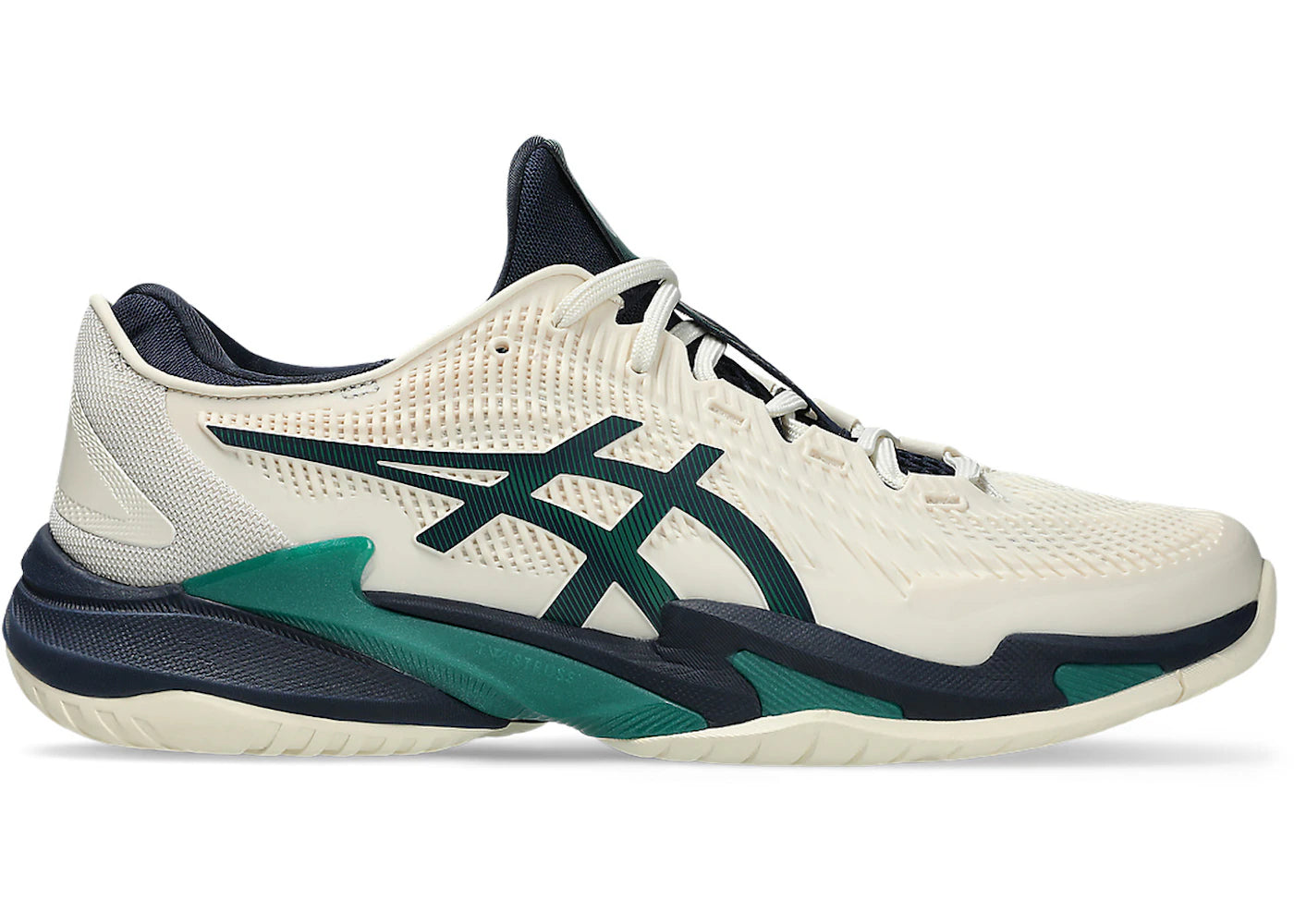 ASICS Court FF 3 Cream Jasper Green