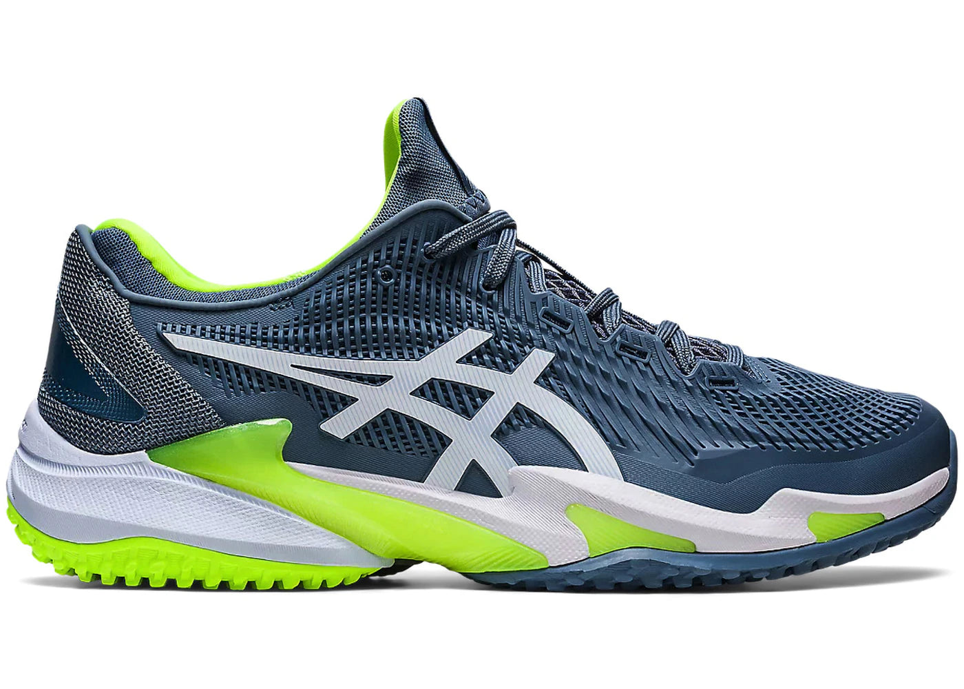 ASICS Court FF 3 OC Steel Blue Lime