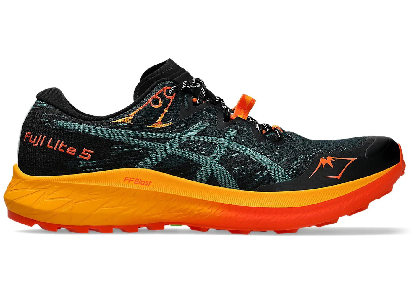 ASICS Fuji Lite 5 Saxon Green Rainy Lake