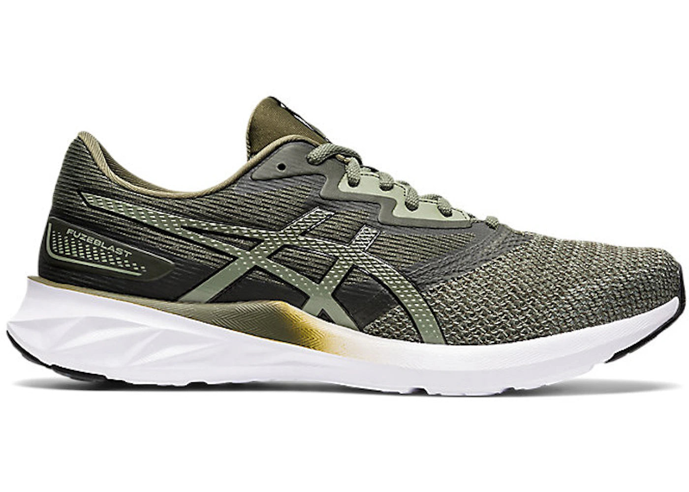 ASICS Fuzeblast Olive Canvas Black