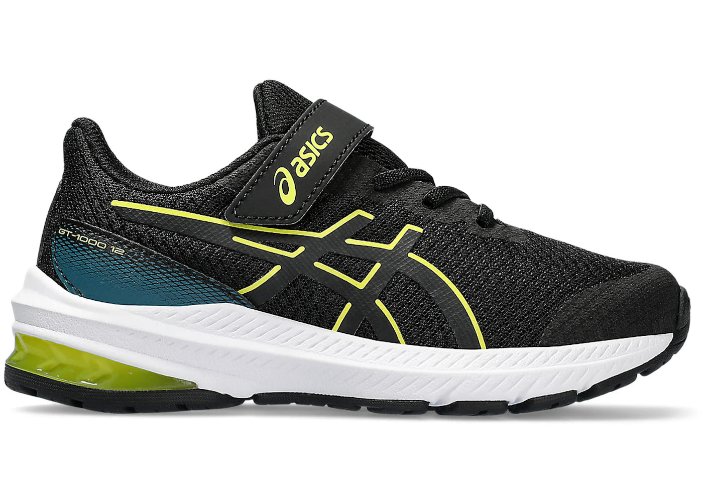ASICS GT-1000 12 Black Bright Yellow (PS)