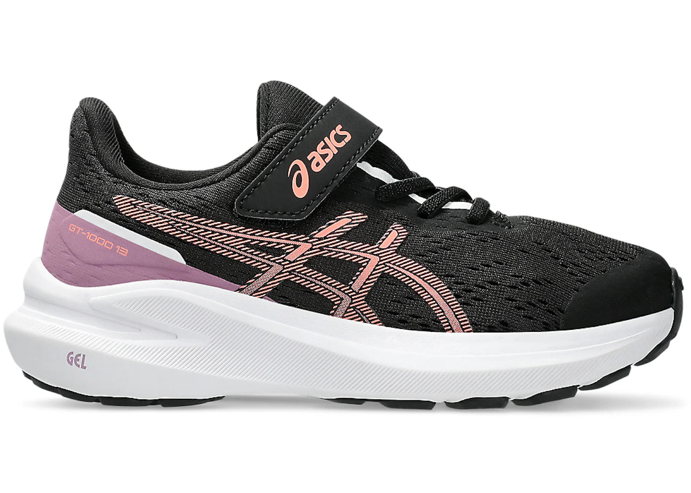 ASICS GT-1000 13 Black Sun Coral (PS)