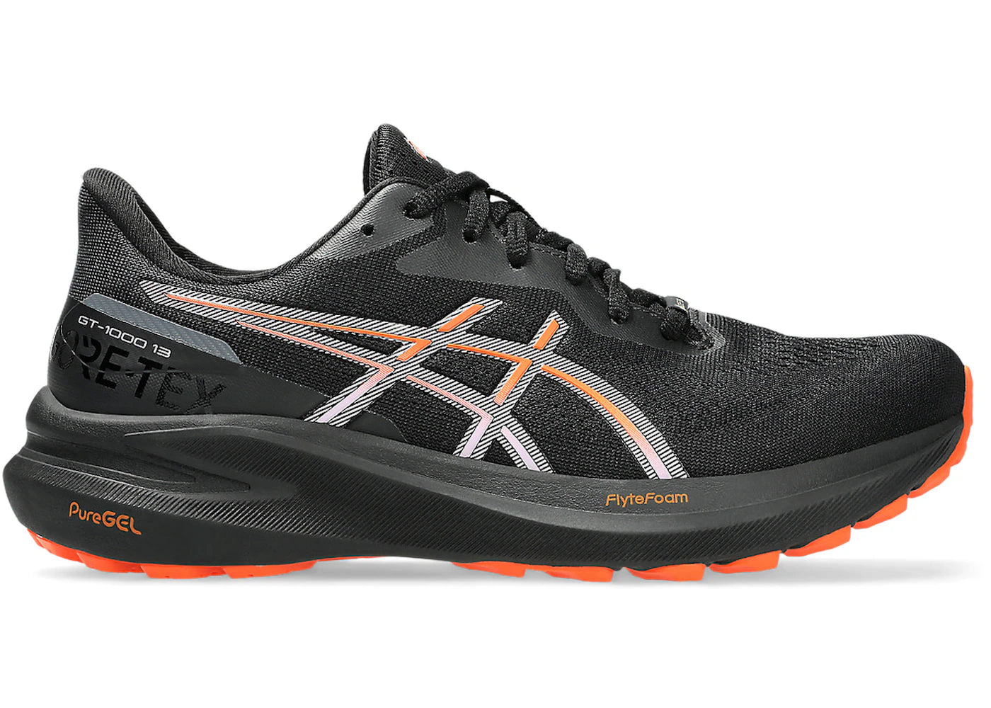 ASICS GT-1000 13 GTX Black Nova Orange (Women's)