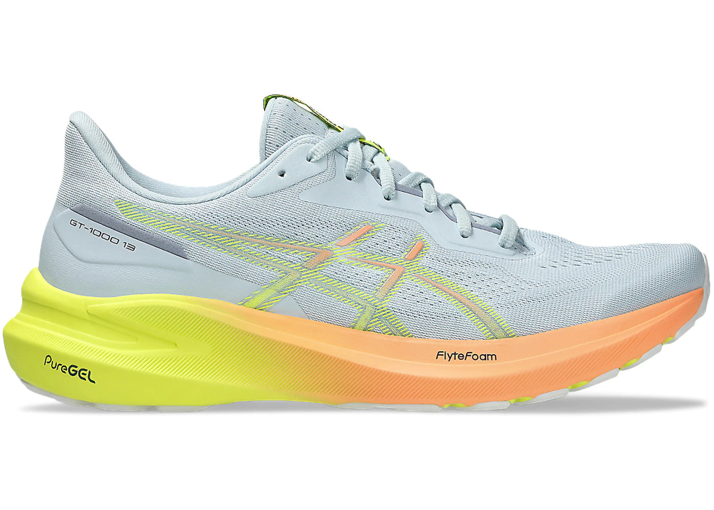 ASICS GT-1000 13 Paris Cool Grey Safety Yellow