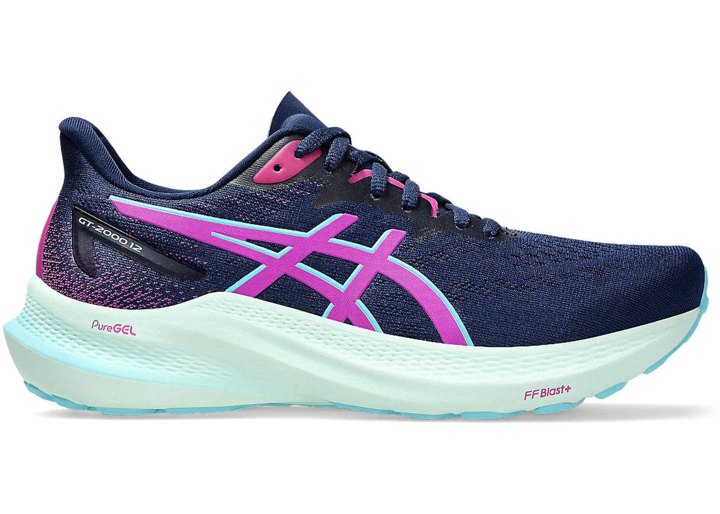 ASICS GT-2000 12 Blue Expanse Bold Magenta (Women's)