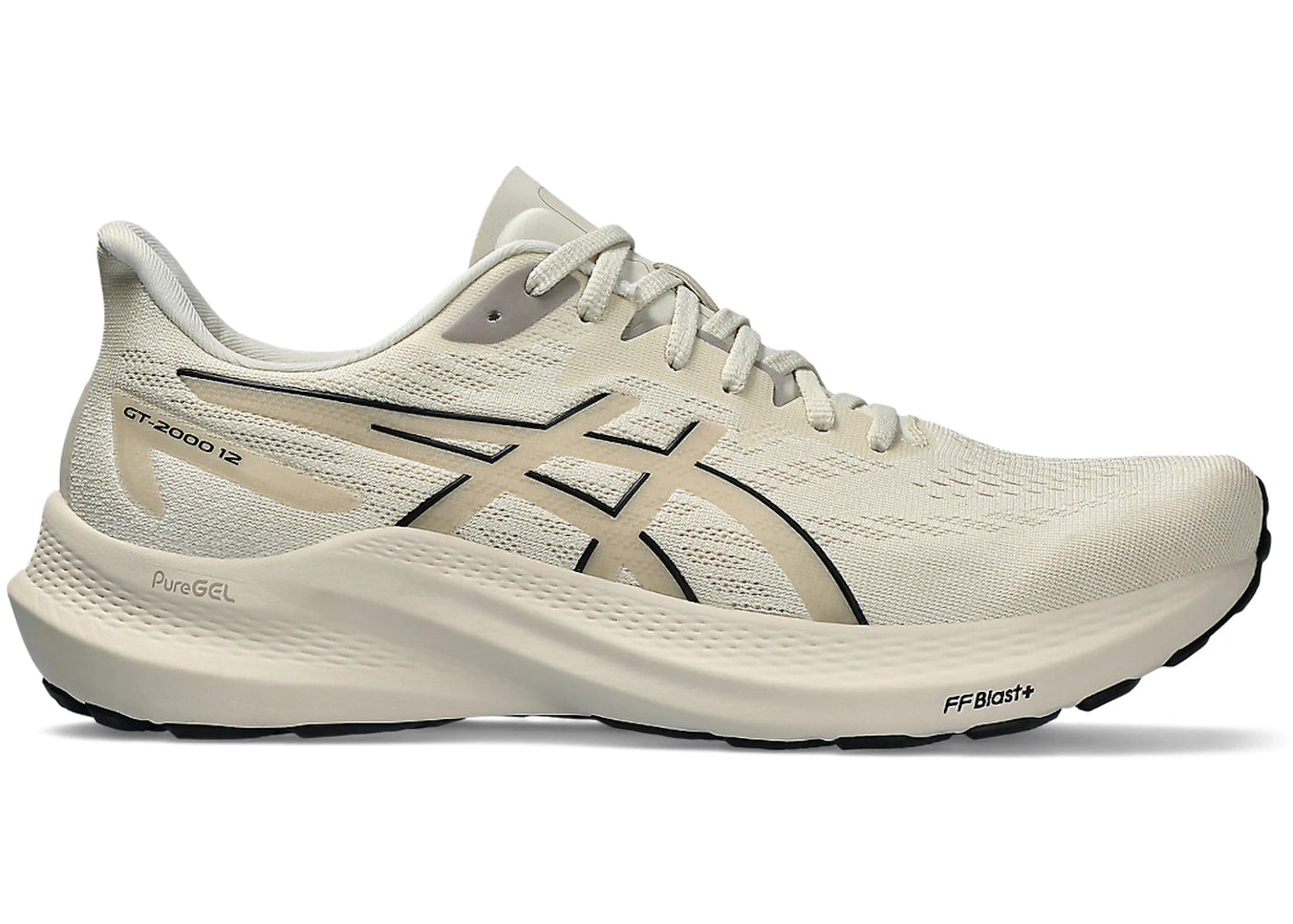 ASICS GT-2000 12 Oatmeal Black