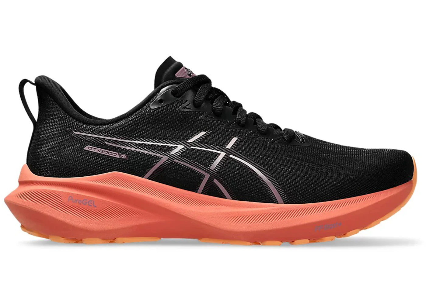 ASICS GT-2000 13 Black Dark Aubergine (Women's)