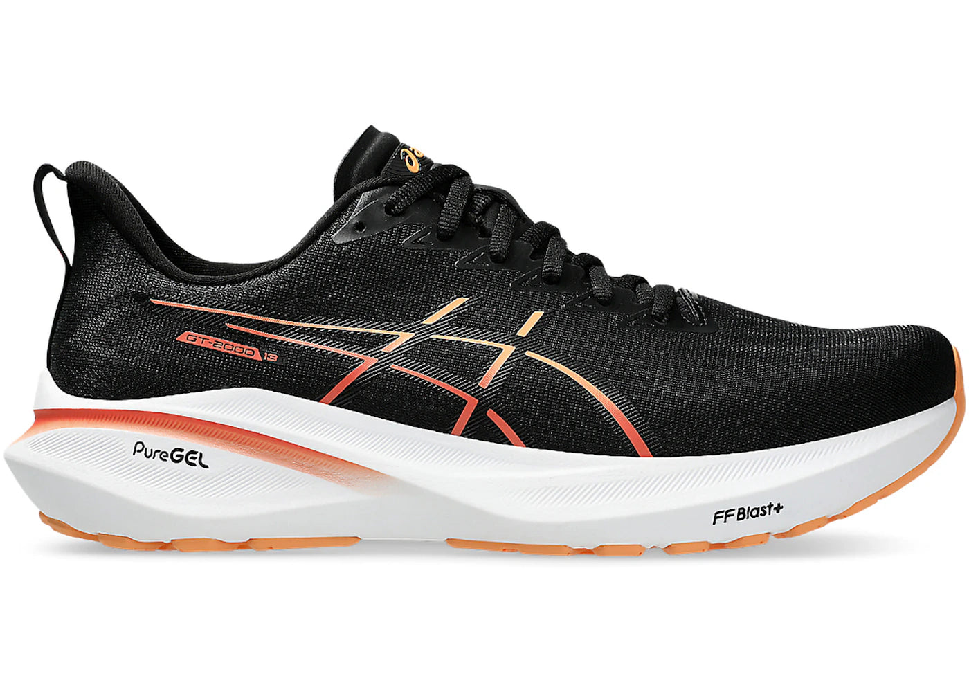 ASICS GT-2000 13 Black Faded Orange