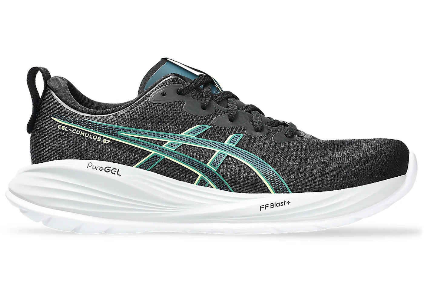 ASICS Gel-Cumulus 27 Black Lucid Yellow