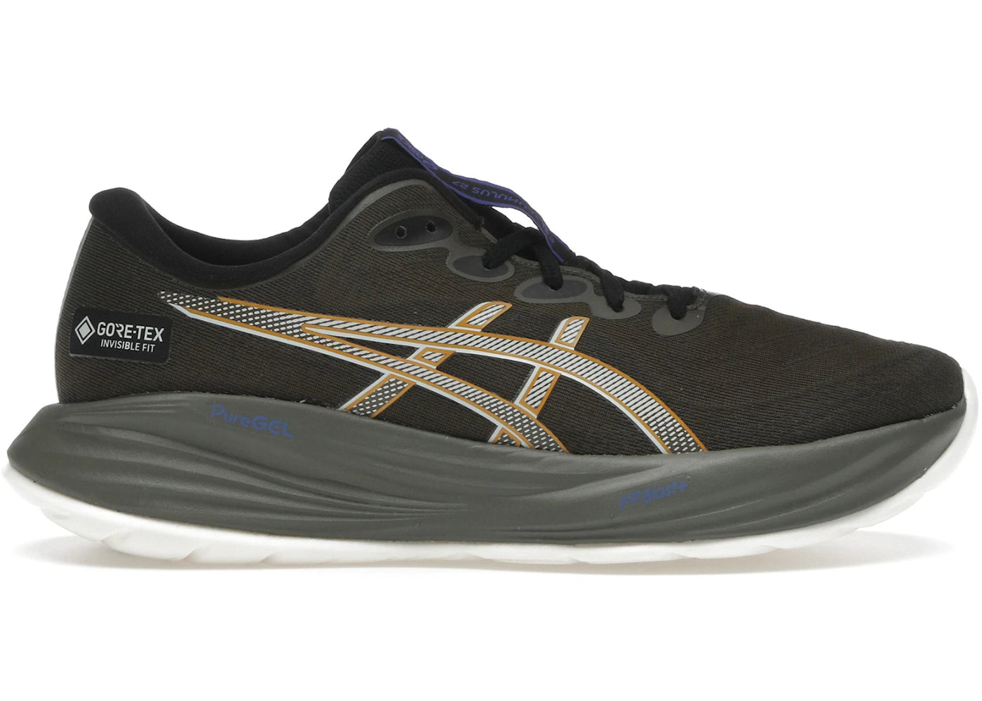 ASICS Gel-Cumulus 27 Gore-Tex Brown Stone Whisper Green