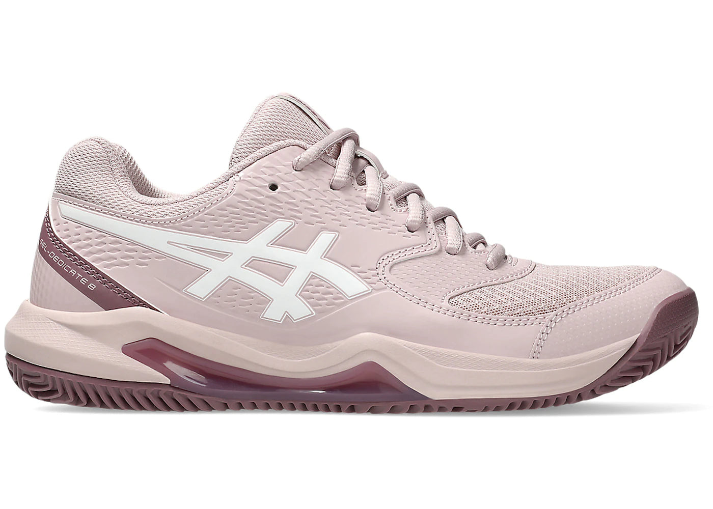 ASICS Gel-Dedicate 8 Clay Watershed Rose White (Women's)