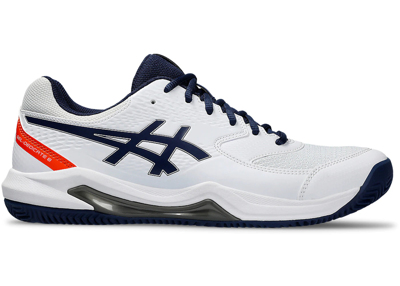 ASICS Gel-Dedicate 8 Clay White Blue Expanse