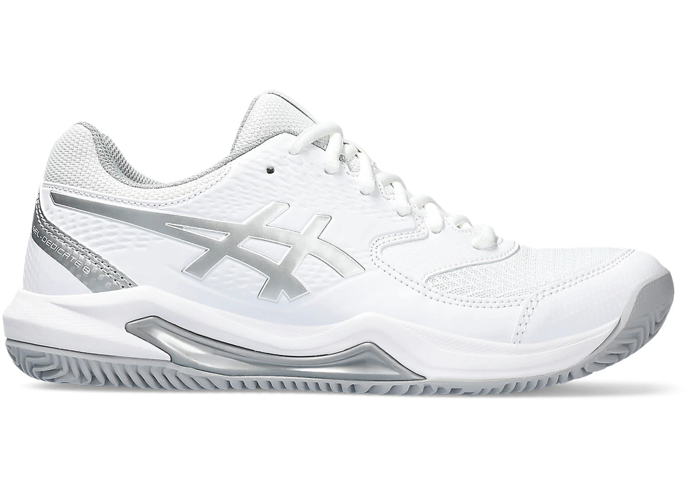 ASICS Gel-Dedicate 8 Clay White Pure Silver (Women's)