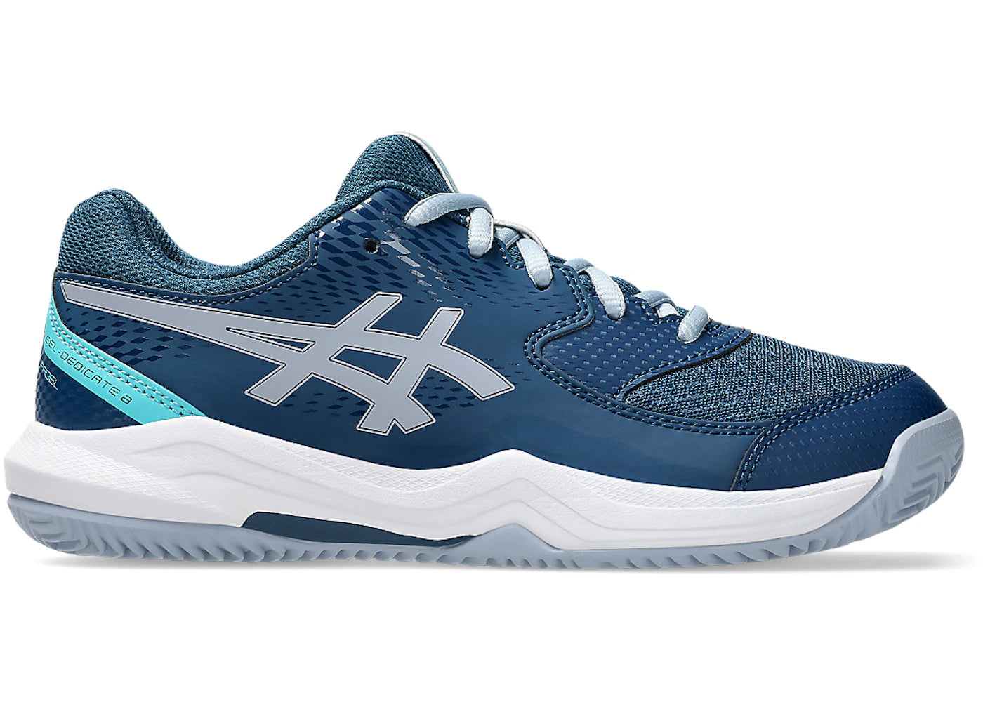 ASICS Gel-Dedicate 8 Padel Mako Blue Grey Blue (GS)